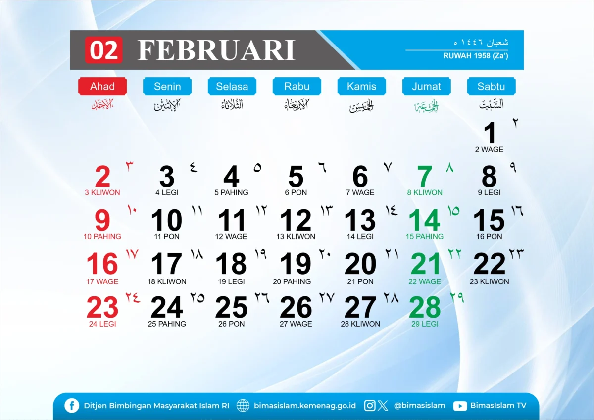 kalendar-02-2025-tanggal-jawa-hijriyah